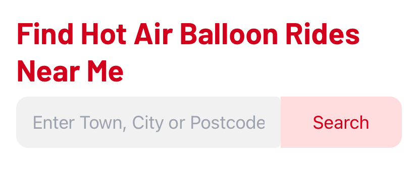 Balloon Rides Near Me Search