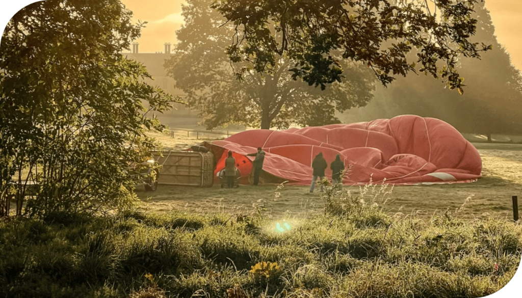 Preparing for a Bristol Balloon Ride